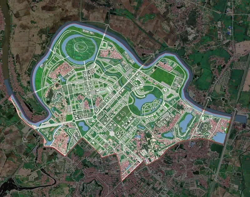 Sơ đồ ranh giới & hạ tầng — Vinhomes King Park