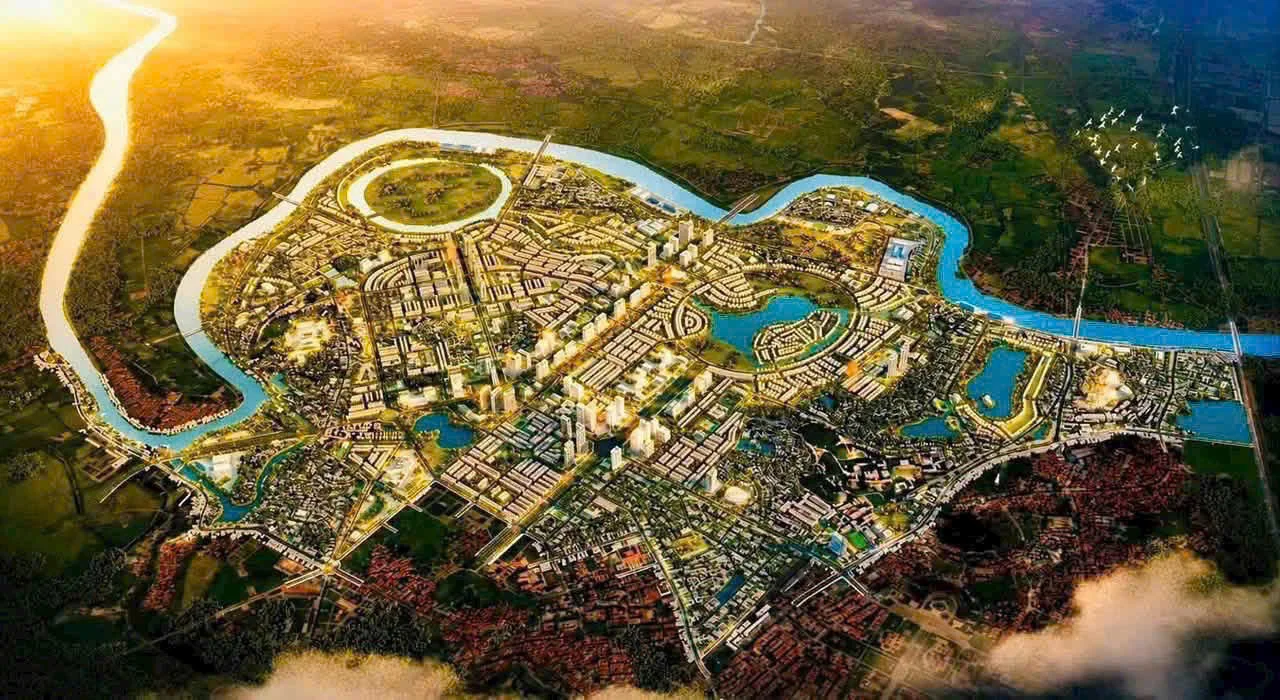 Phối cảnh tổng thể (golden hour) — Vinhomes King Park